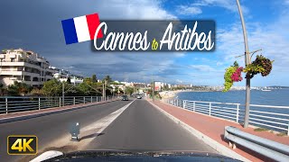 Driver’s View: Driving from Cannes to Antibes, France 🇫🇷