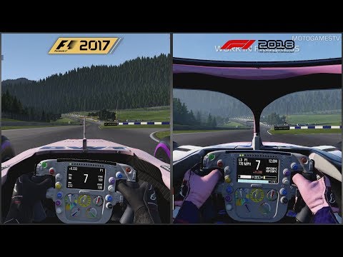 F1 2017 vs F1 2018 - Red Bull Ring Early Comparison