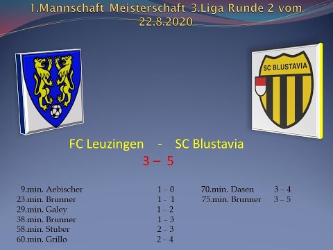 1.Mannschaft Meisterschaft 3.Liga FC Leuzingen - SC Blustavia