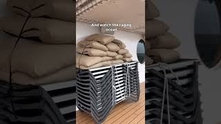 When your cruise turns into a storm... yes, it really happens😭🛳️🌊 #shorts #cruiselife #storm