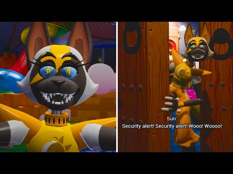 SIMON THE SIAMESE CAT over Sun and Moon - FNAF Security Breach