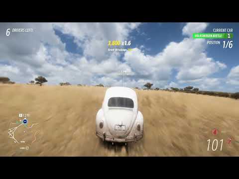Winning Eliminator with the beetle, one in a million - Forza Horizon 5