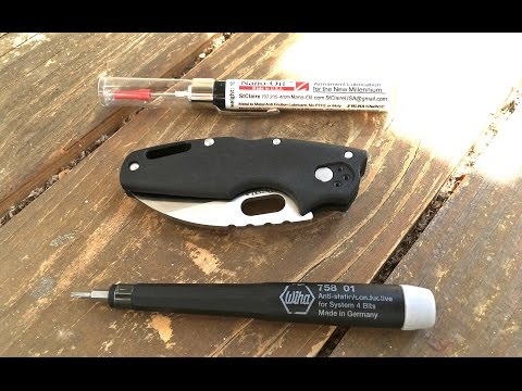 How to disassemble and maintain the Cold Steel TuffLite Pocketknife