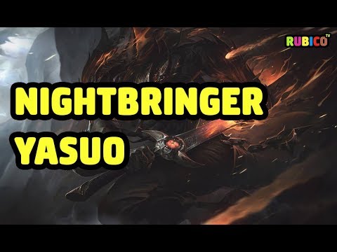 NIGHTBRINGER YASUO SKIN SPOTLIGHT - LEAGUE OF LEGENDS