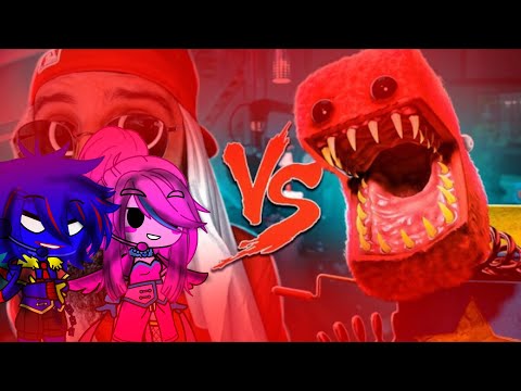 Poppy playtime e rainbow Friends react Boxy boo (project playtime) Vs. Mussoumano - batalha com game