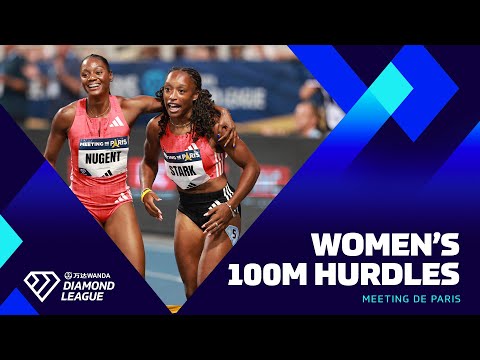 Grace Stark storms to 100m hurdles meeeting record in Paris with 12.21 🔥 | Wanda Diamond League
