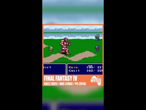 Final Fantasy IV - Original vs 3D Remake