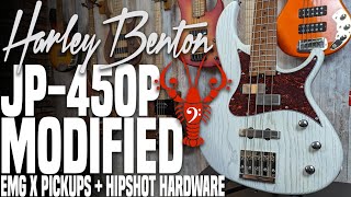 Video thumbnail for Harley Benton JP-45OP MODIFIED - EMG X Metalworks Pickups & Hipshot Hardware - LowEndLobster Builds by LowEndLobster