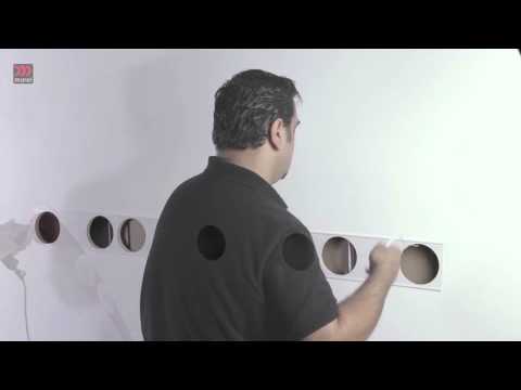 Morel's Soundwall™ in-wall LCR4 SW soundbar Installation