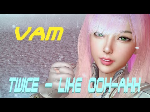VaM TWICE - Like OOH-AHH (OOH-AHH하게), Dance in the snow, MMD, 雪の中でダンス 4K60FPS