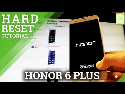 HUAWEI Honor 6 Plus HARD RESET by SECRET CODE / ANDROID RESET