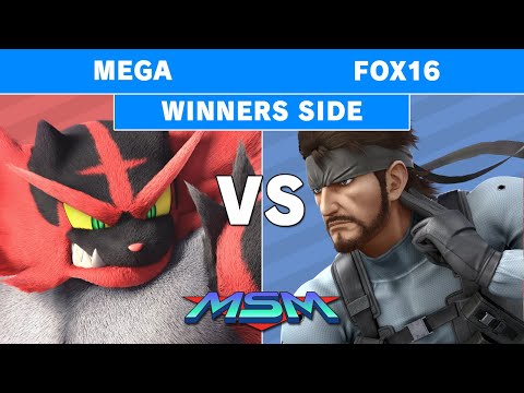 MSM 183 - UCI | Mega (Incineroar) vs Fox16 (Snake) Winners Side - Smash Ultimate