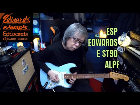 ESP EDWARDS ST90ALM BK Black / Made In Japan / Stratocaster® Type / E-ST90ALM-BK image 15