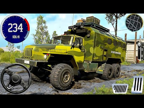 US Offroad Army Truck Driving 3D 2025 - Army Truck Driving Cargo Games - Andriod Gameplay