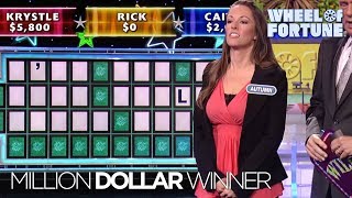 Second Million Dollar Winner!  Wheel of Fortune
