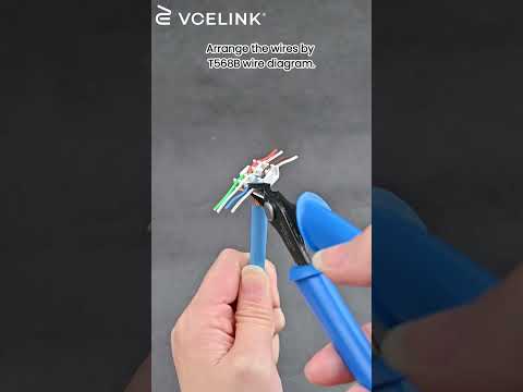 How to install a Cat6a toolless keystone jack onto a one-port faceplate?#shorts #cat6a #wallplate