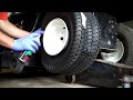 Lawn tractor tire wont inflate, try this!