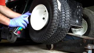 Lawn tractor tire wont inflate, try this!