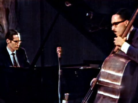 Bill Evans Trio, at the Edvard Munch Museum, Oslo, Norway, October 28th, 1966 (colorized)