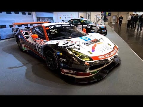 FERRARI 488 GT3 RACING CAR 22 WTM RACING TEAM 2017 WALKAROUND VLN 24H 2017