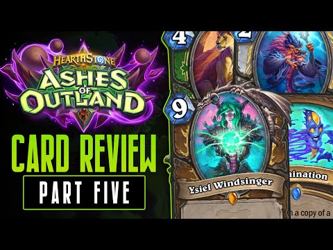 DRUID LEGENDARY, BUSTED HUNTER CARDS & More - Ashes of Outland - Hearthstone