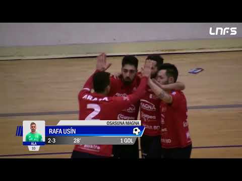 Gol Rafa Usín (2-3) O Parrulo Ferrol - Osasuna Magna. 1 Div, J15