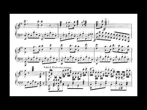 Sigismond Thalberg - Grande fantaisie et variations sur Norma Op. 12 (audio + sheet music)