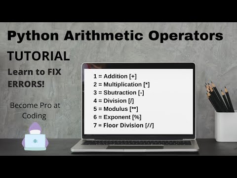Python Arithmetic Operators Errors Python Tutorial Beginner To Advanced Python 2020
