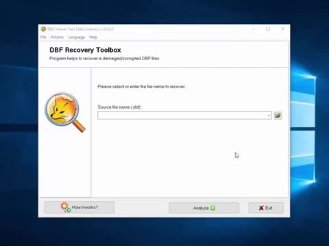 Dbf Viewer Tool Manual