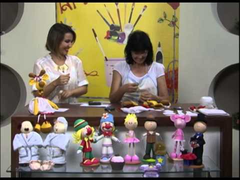 Mulher.com 31/12/2012 Rosemary Ansante -- Girafa em Feltro 1/2