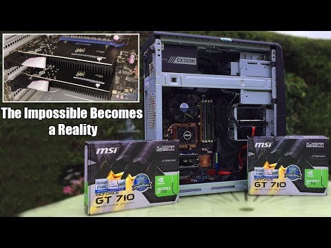 The GT 710 SLI Hack