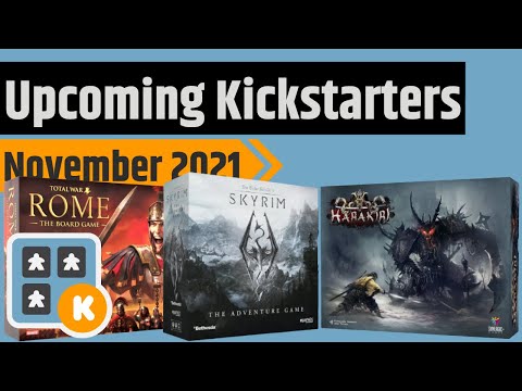 Upcoming Kickstarter & Gamefound Board Games for November 2021