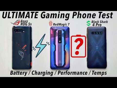 RedMagic 7 vs Asus ROG Phone 5s vs BlackShark 4 Pro - Performance/Battery/Charging Test!