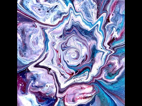 A Notched Flip Cup with TLP's! Fluid Art / Acrylic Pouring Tutorial