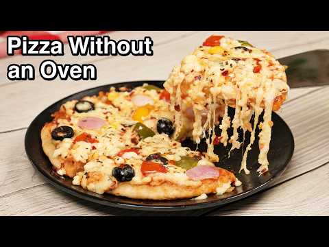 The Easiest Homemade Pizza You’ll Ever Make - No Oven Needed | Crispy Base, Gooey Cheese