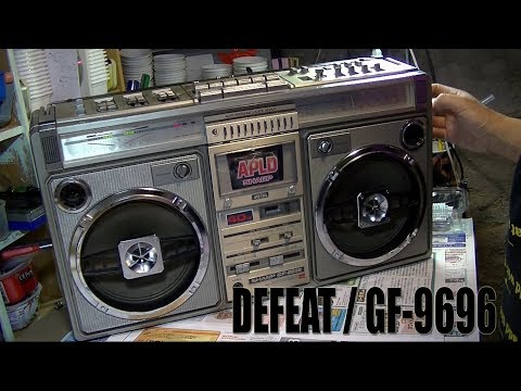 Defeat in the restoration of the SHARP Boombox GF-9696