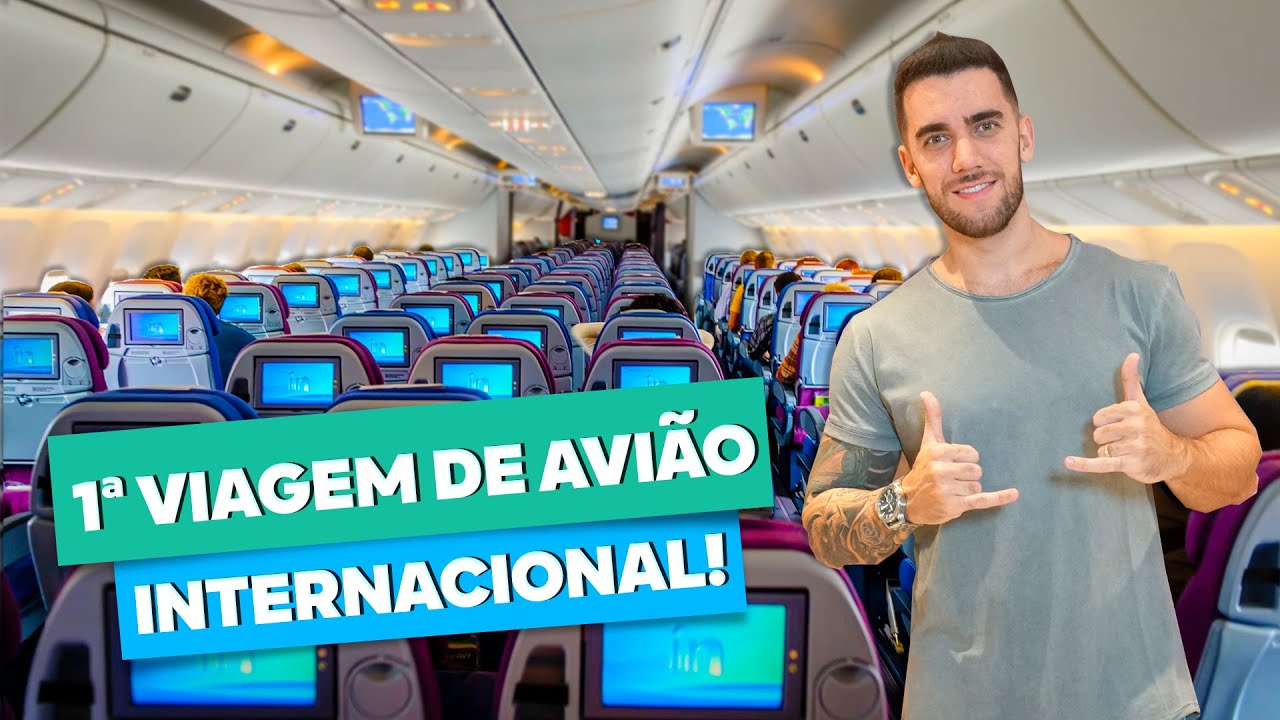 Dicas para a primeira viagem de avião internacional! Passo a passo de tudo! Aeroporto, voo...