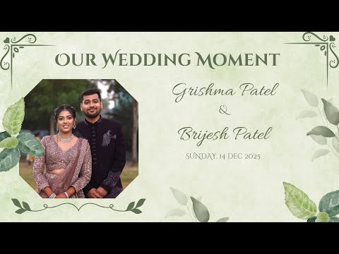 Grishma & Brijesh ~ The Wedding Ceremony. 14.dec.2025