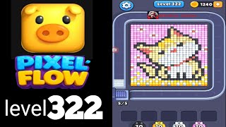Pixelflow level 322 Guide Walkthrough Solution