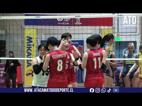 🎥🏐 ¡ Jornada final del Cuadrangular Internacional de Vóleibol Femenino U17 en Copiapó!