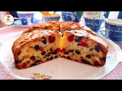 BRITISH TRADITIONAL GENOA CAKE / Old Fashioned Fruit Cake