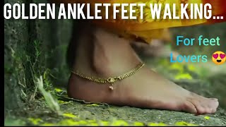 golden anklet feet anushka s anklet feet kerala fe