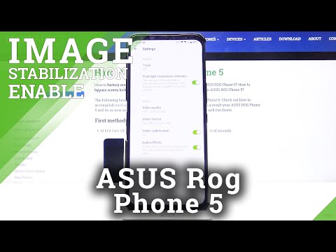 How to Add Image Stabilization – Camera Settings on ASUS ROG Phone 5