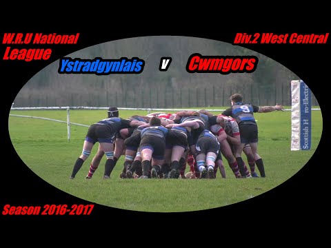 16.  Ystradgynlais  R.F.C  v  Cwmgors  R.F.C  2016  -  2017