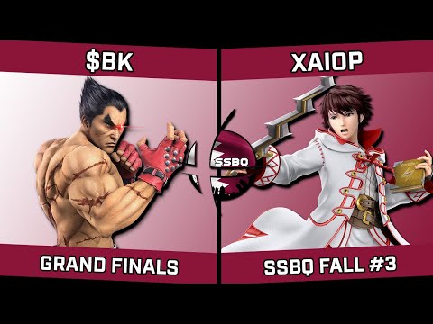 SSBQ Fall #3 - GRAND FINALS - $BK (Zero Suit Samus/Kazuya) vs Xaiop (Robin)