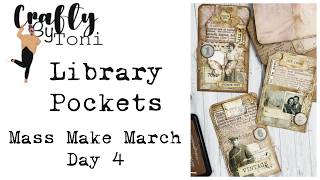 Vintage Library Pockets With Journaling Cards… #massmakemarch2026
