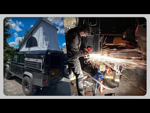 Aufstelldach selbst im Camper einbauen - ORYX SOLUTIONS Skinny Lou für Land Rover Defender 110 TD5