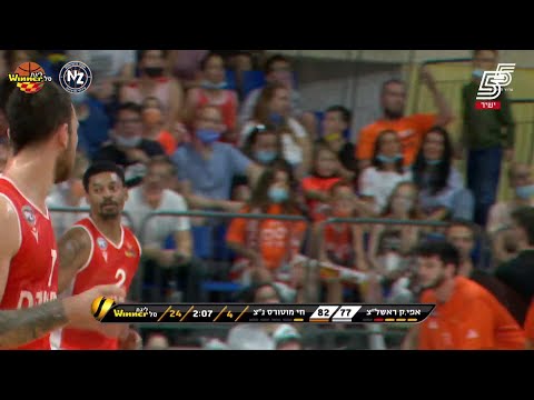 Diante Garrett Points in Maccabi Rishon LeZion vs. Irony Ness-Ziona