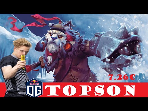[DOTA 2] OG.TOPSON the TUSK [OFFLANE] [7.26C]