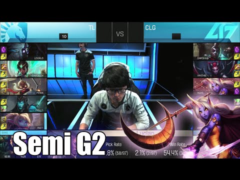 CLG vs Team Liquid | Game 2 Semi Finals S6 NA LCS Spring 2016 Playoffs | CLG vs TL G2 1080p
